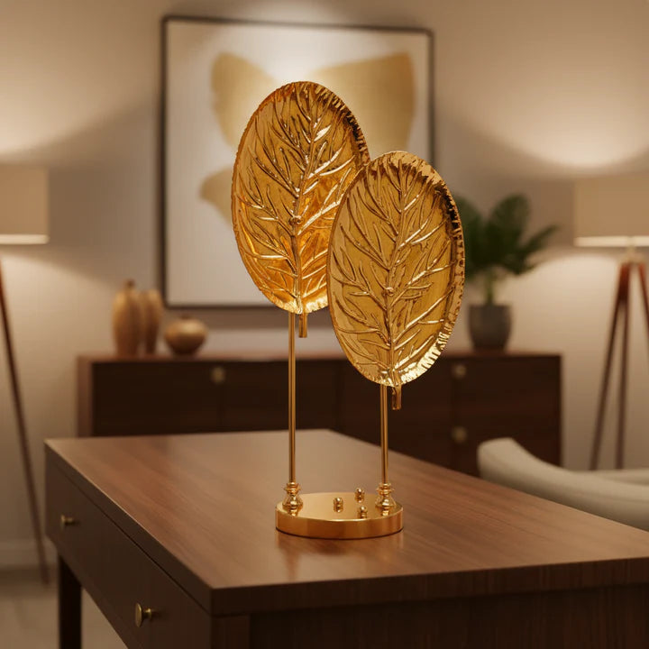 Golden Leaf Table Decor