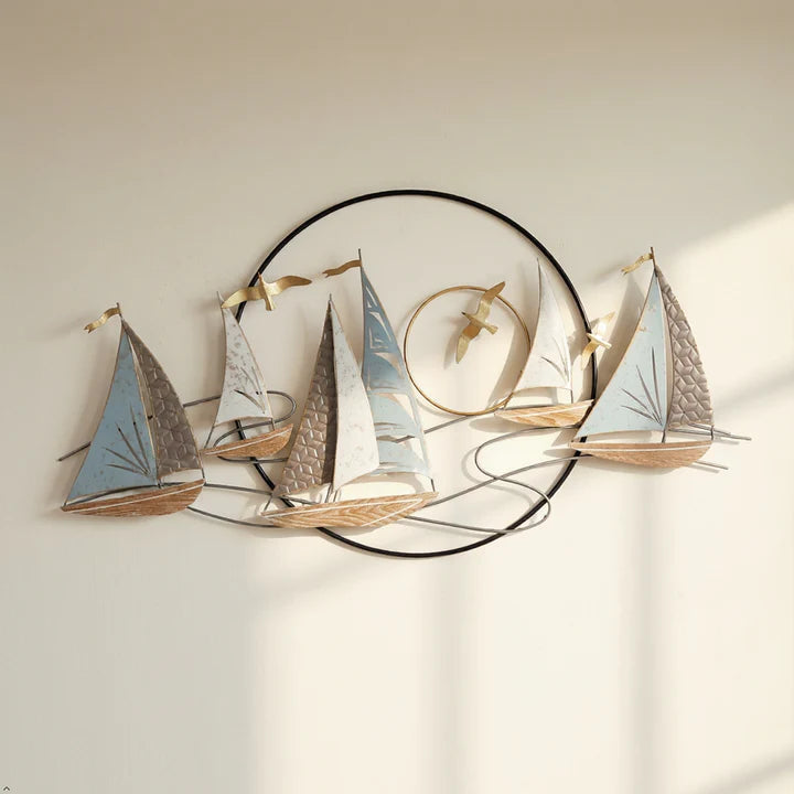 Sailboat Metal Wall Art