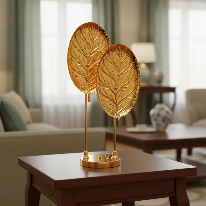 Golden Leaf Table Decor