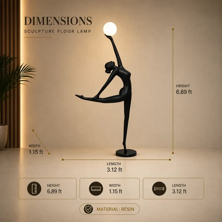 Ballet Sculptural Floor Lamp