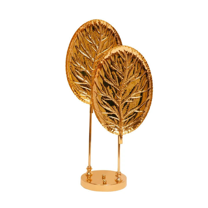 Golden Leaf Table Decor