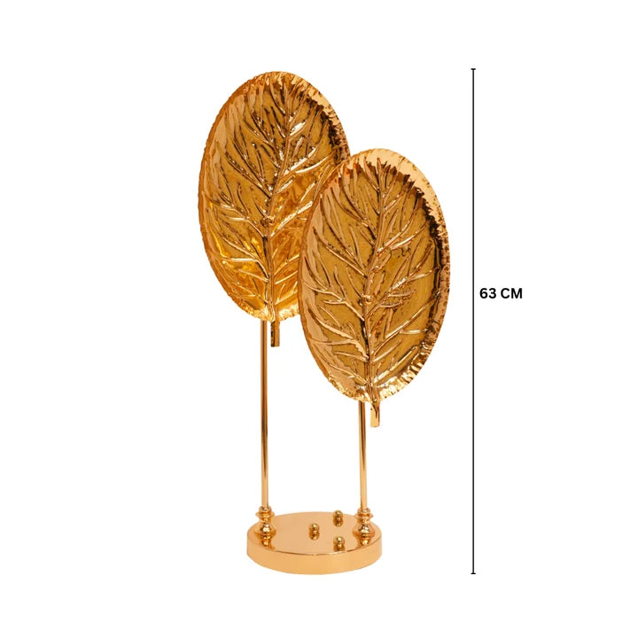 Golden Leaf Table Decor