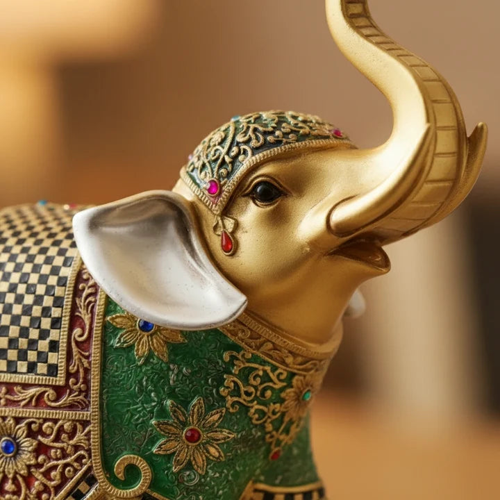 Royal Heritage Large Elephant Showpiece