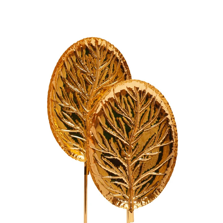 Golden Leaf Table Decor