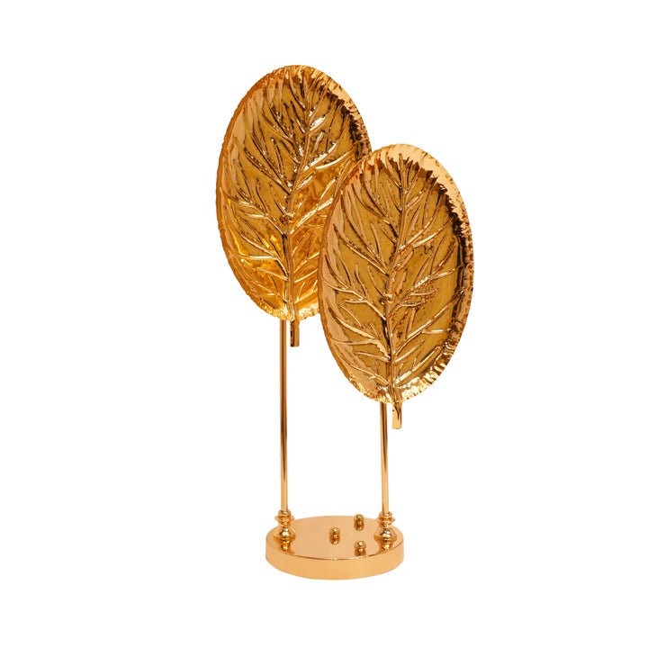 Golden Leaf Table Decor