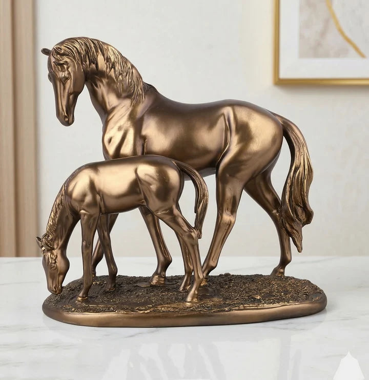 Horse Statue Creative Decorative Figurine for Fireplace Tabletop Organizer