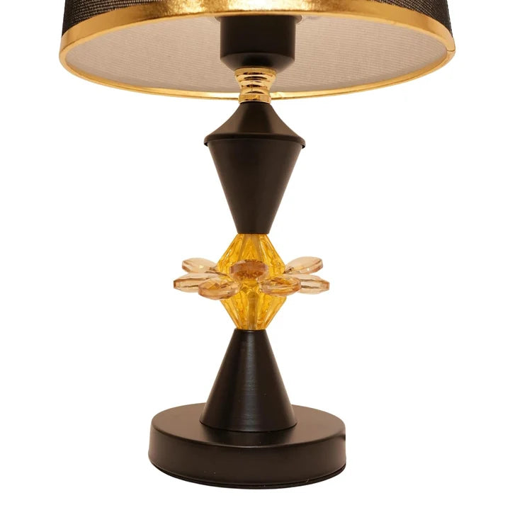 Black-Brown Shade Table Lamp for Living Room