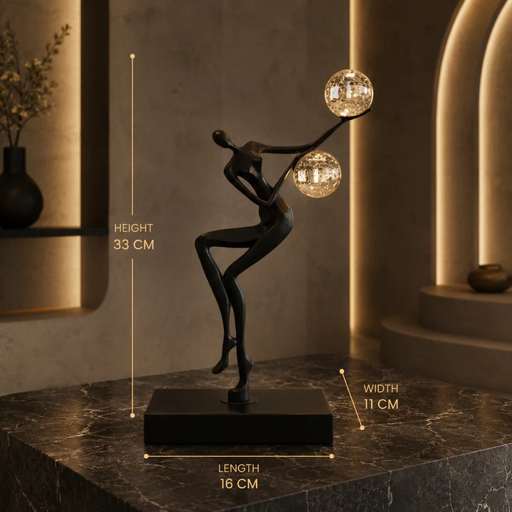 Dancing Ball Abstract Figure Showpiece