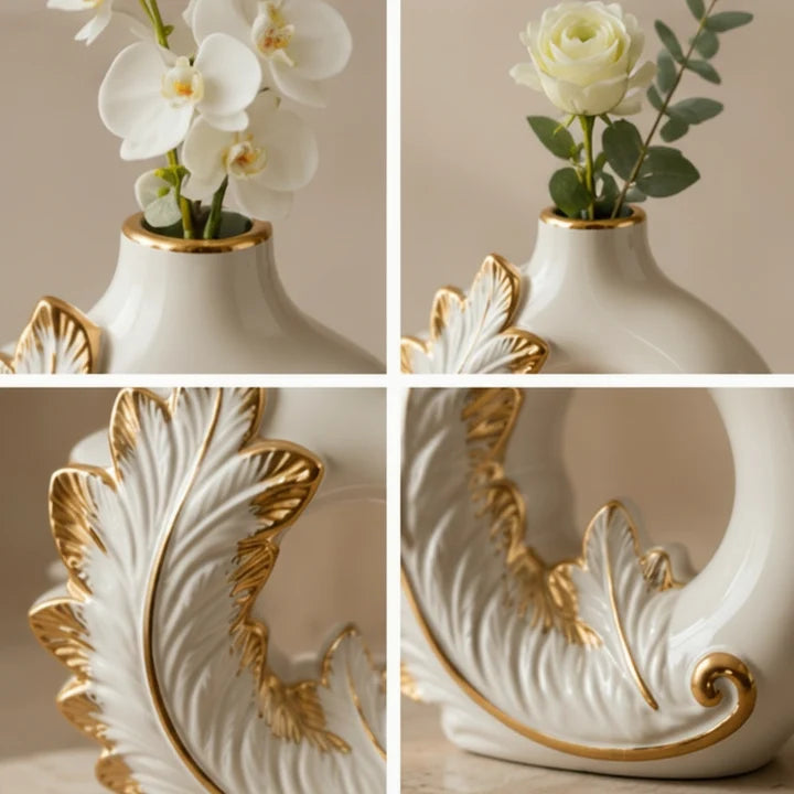 Feather Loop Vase Set