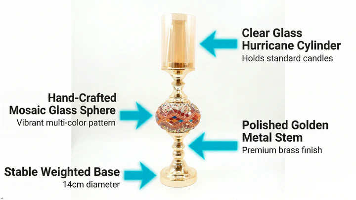 MOSAIC CANDLE HOLDER