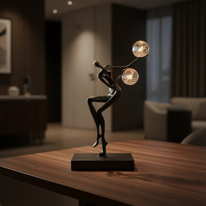 Dancing Ball Abstract Figure Showpiece