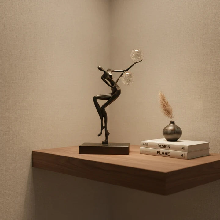 Dancing Ball Abstract Figure Showpiece