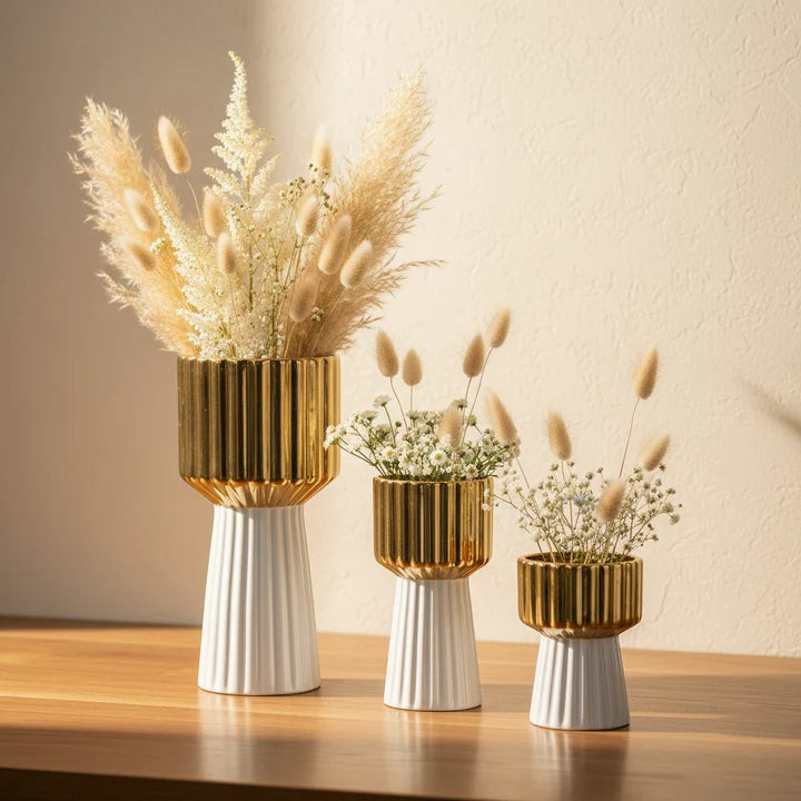 Aurielle Luxe Ceramic Vase Set of 3