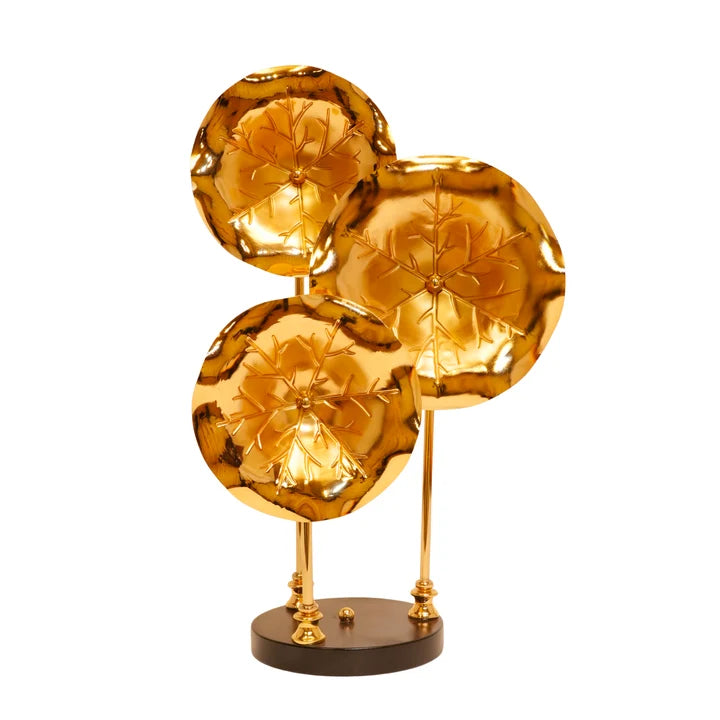 Golden Metal Decorative Table Showpiece