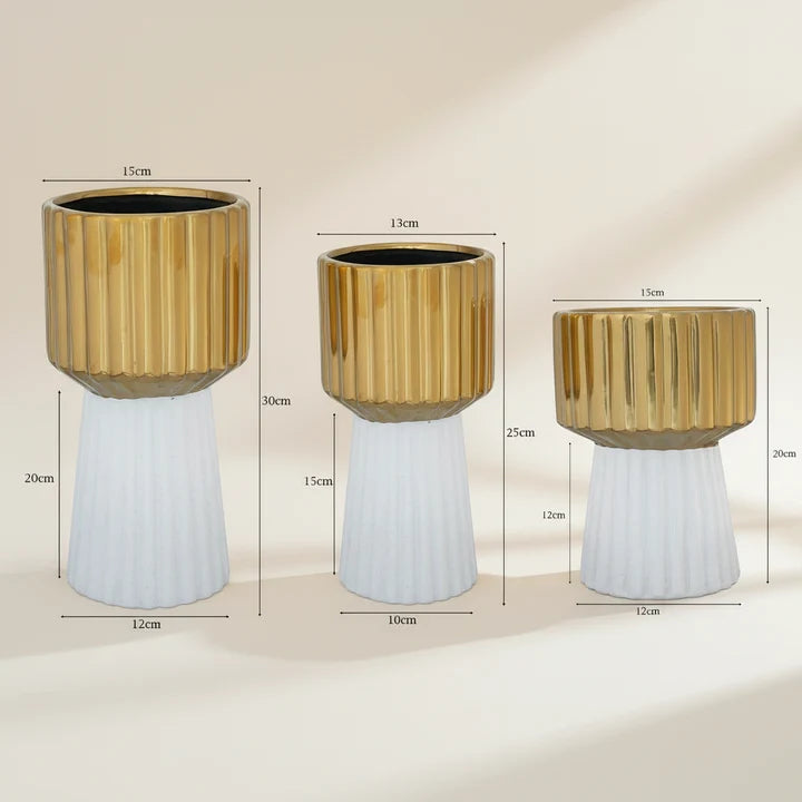 Aurielle Luxe Ceramic Vase Set of 3