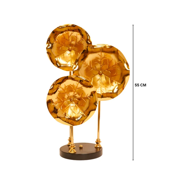Golden Metal Decorative Table Showpiece