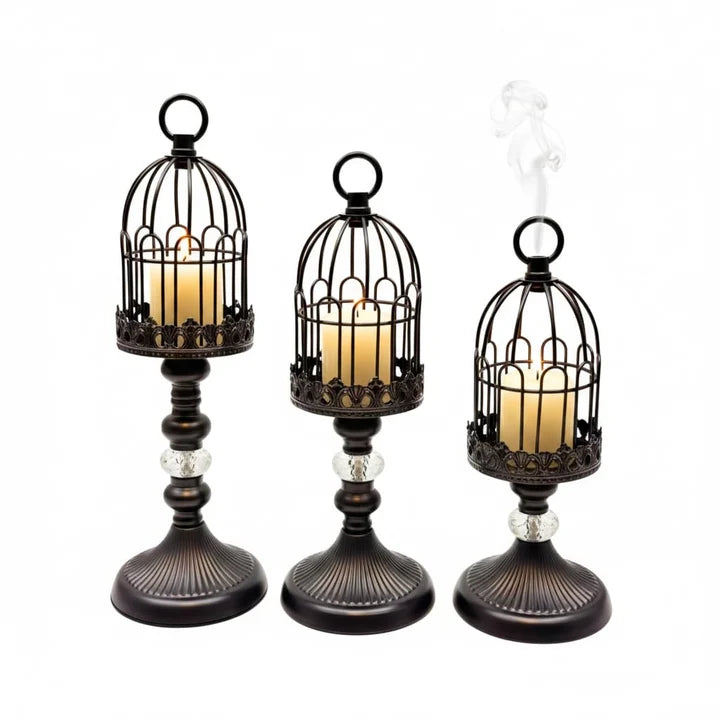 Chritmas Candle Holder Set of 3