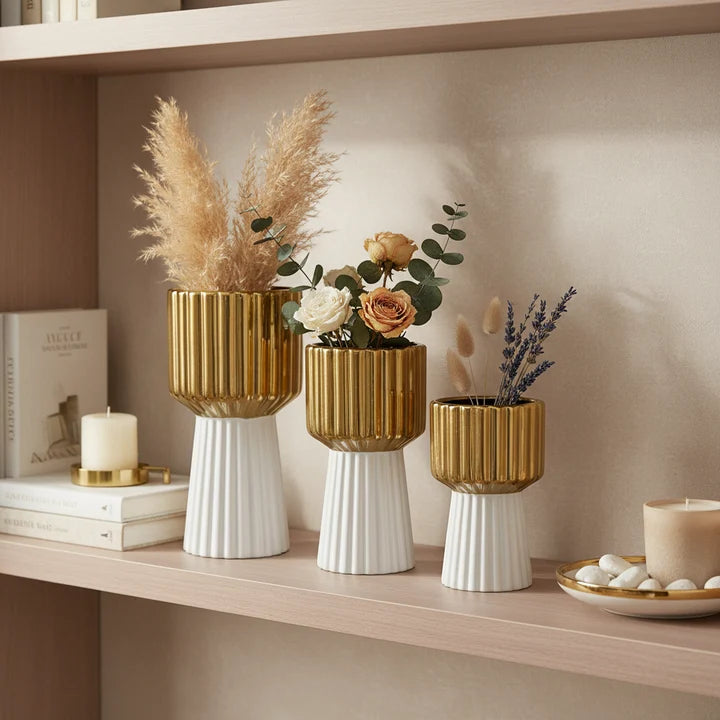 Aurielle Luxe Ceramic Vase Set of 3