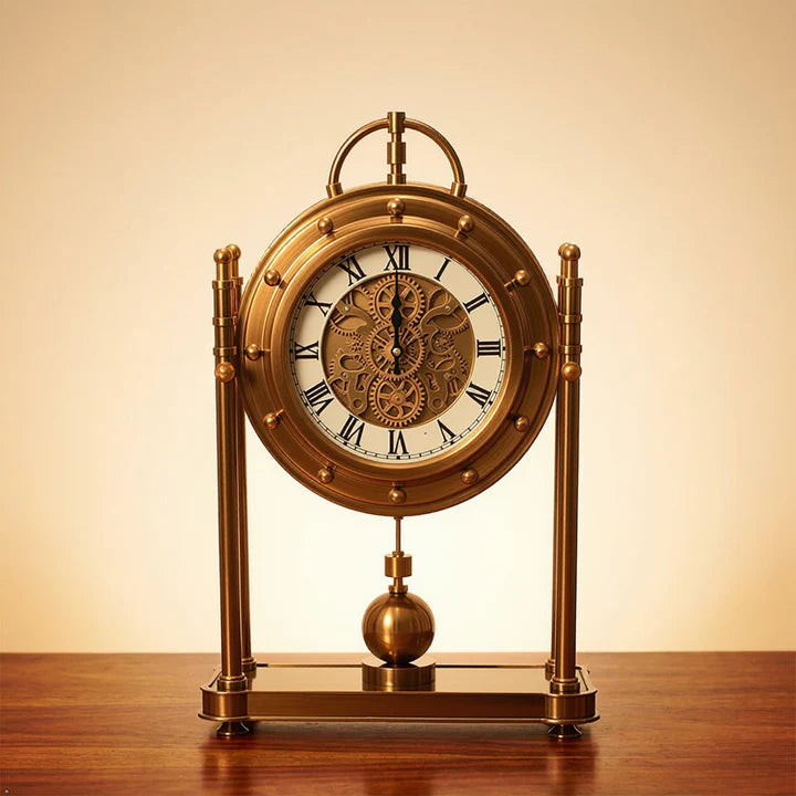 Metal Pocket Table Clock