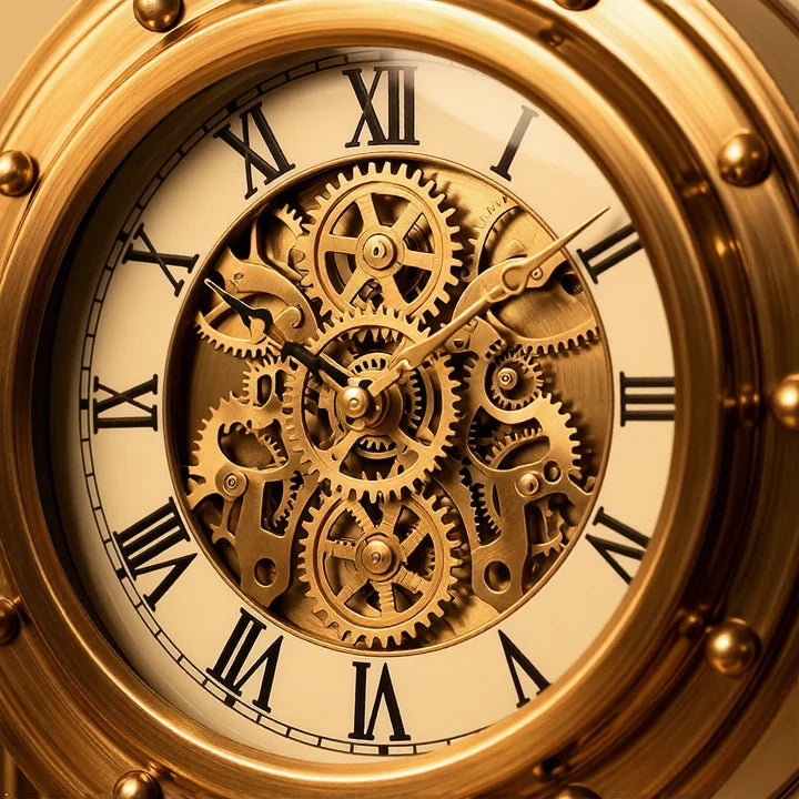 Metal Pocket Table Clock