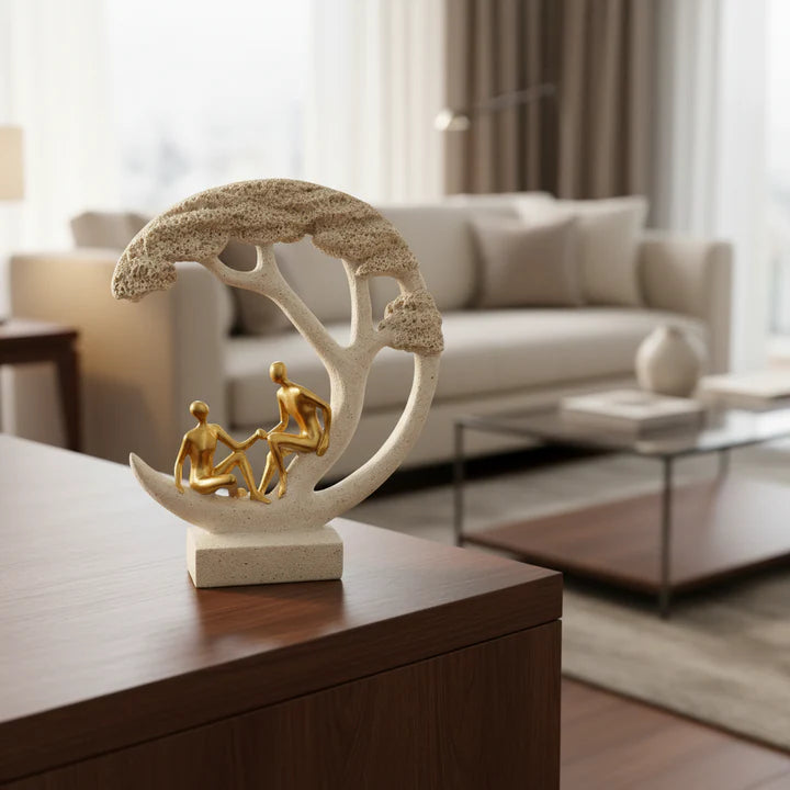 Modern Couple "Tree of Life" Sculpture