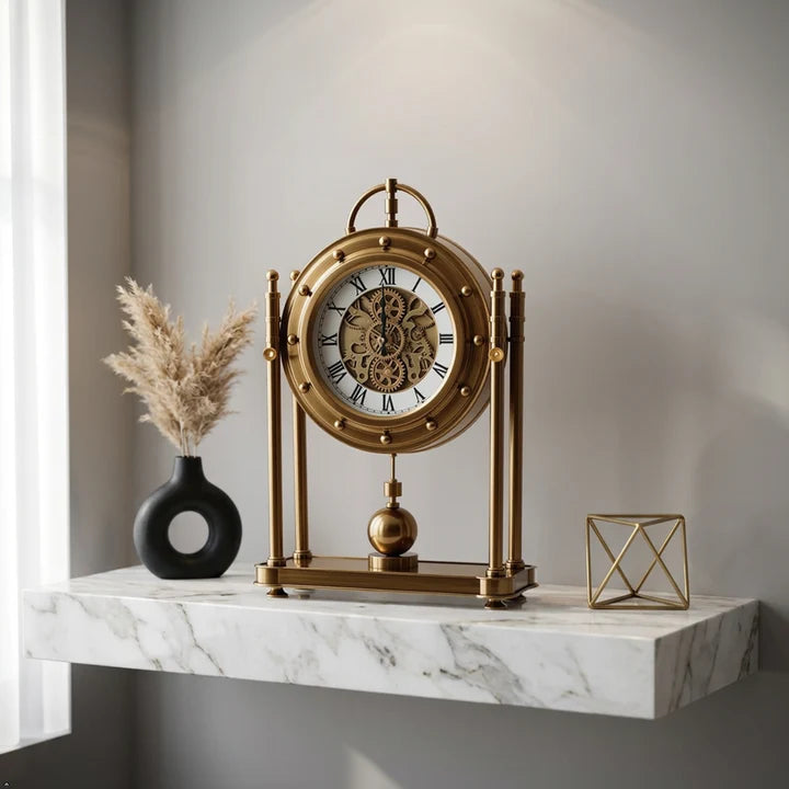 Metal Pocket Table Clock