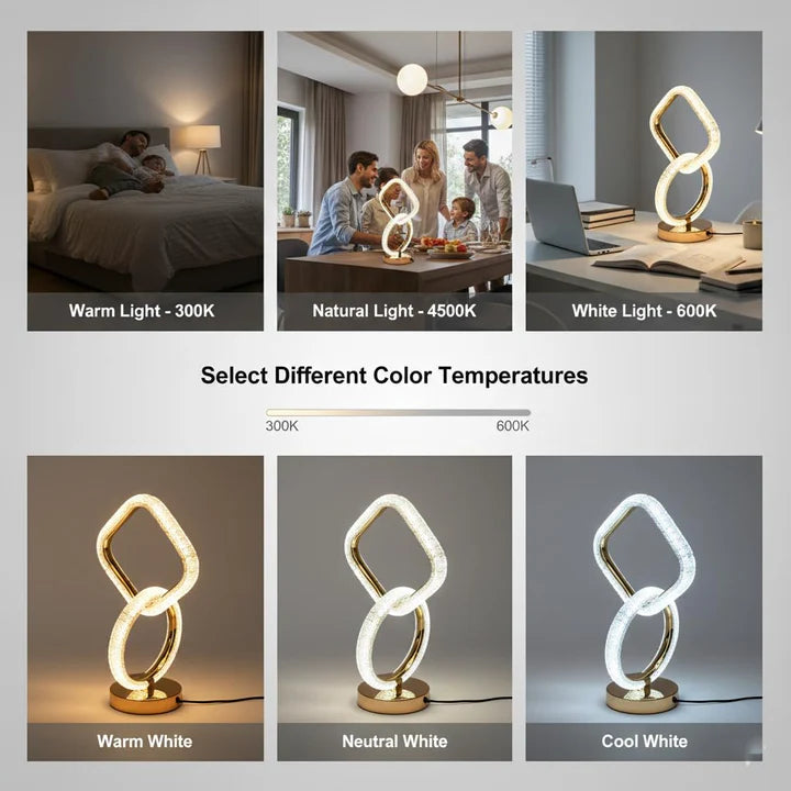 Geometric Loop LED Table Lamp