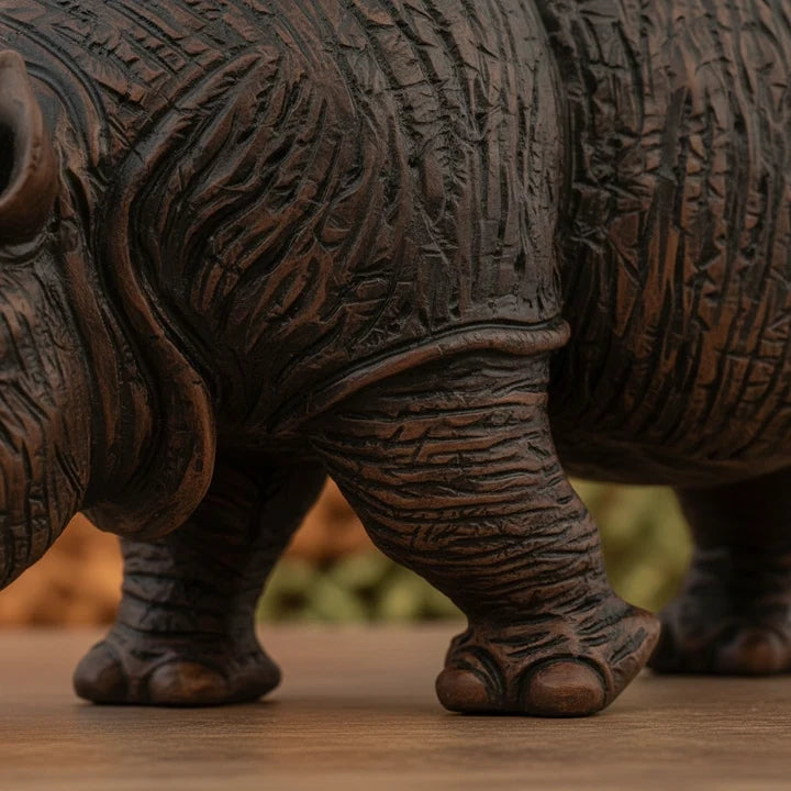 Safari Luxe Rhino Decor Accent