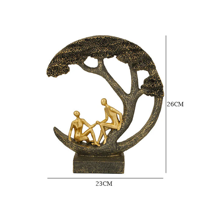 Modern Couple "Tree of Life" Sculpture