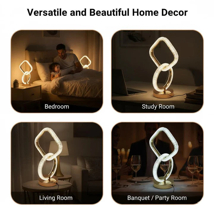 Geometric Loop LED Table Lamp
