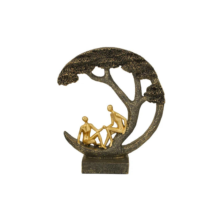 Modern Couple "Tree of Life" Sculpture