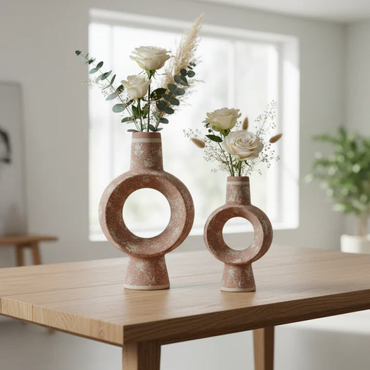 Modern Ceramic Vase Decor Set