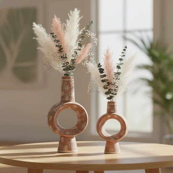 Modern Ceramic Vase Decor Set