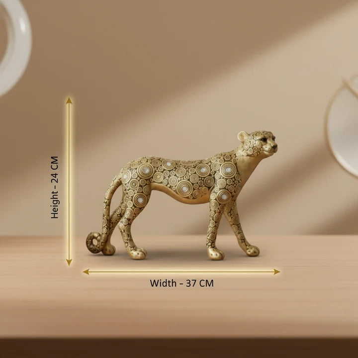 Regal Orbit Leopard Showpiece