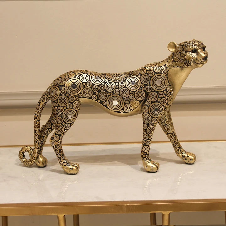 Regal Orbit Leopard Showpiece