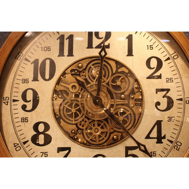 Vintage Gear Wall Clock