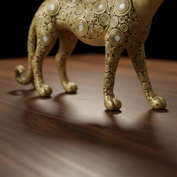 Regal Orbit Leopard Showpiece