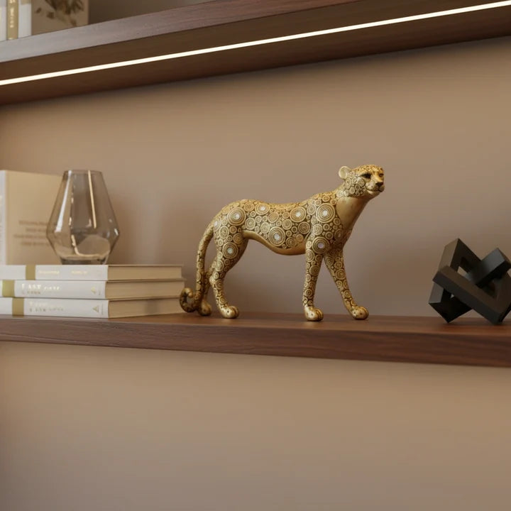 Regal Orbit Leopard Showpiece