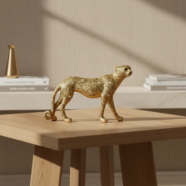 Regal Orbit Leopard Showpiece