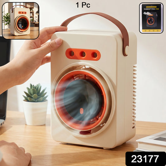 Portable Humidifying Air Cooling Fan With Display (1 Pc)
