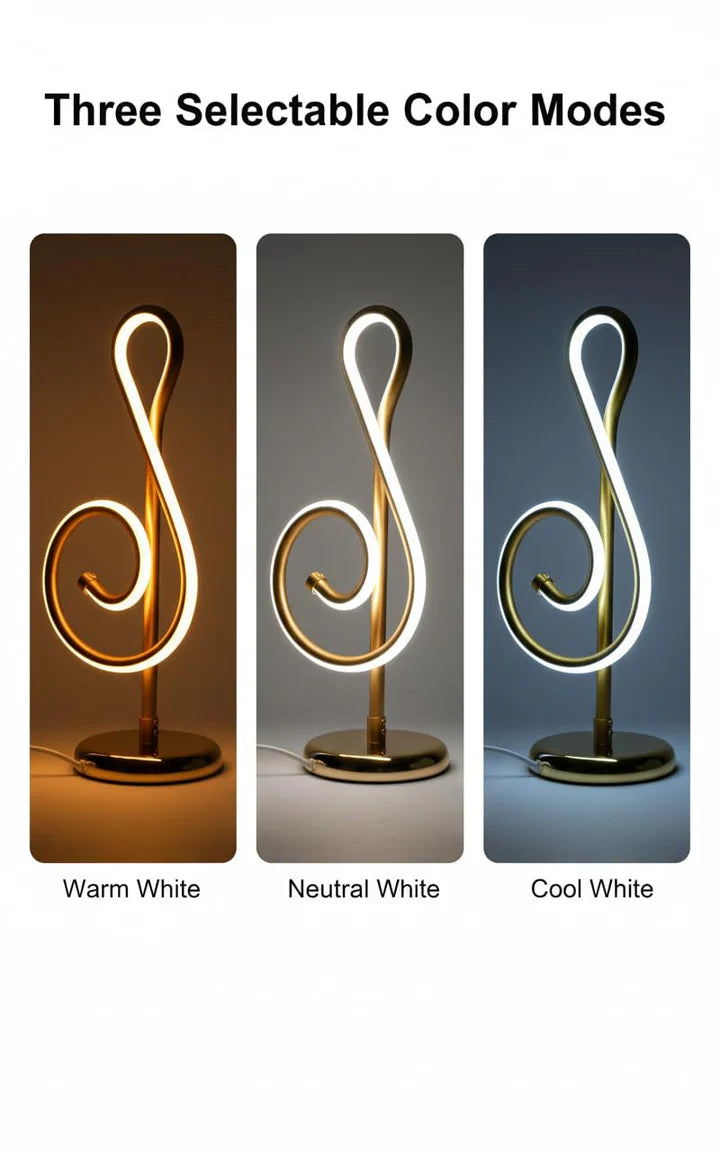 Musical Note Led Lamp