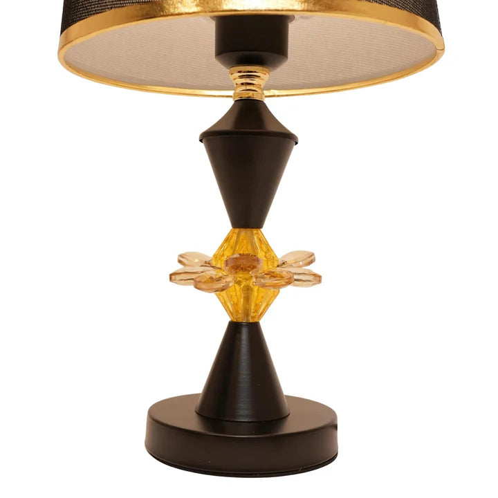 Black-Brown Shade Table Lamp for Living Room