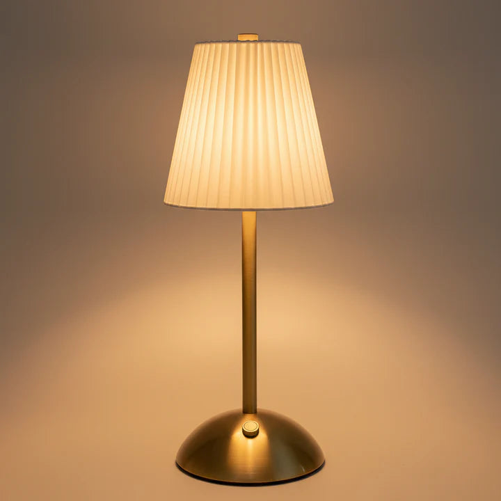 LuxeGlow Tap Lamp – Classic Cream Edition