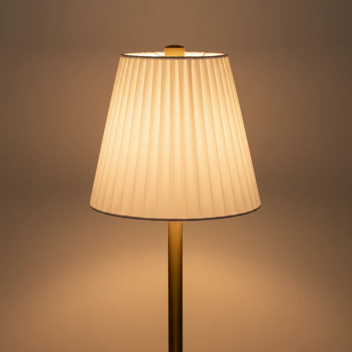 LuxeGlow Tap Lamp – Classic Cream Edition