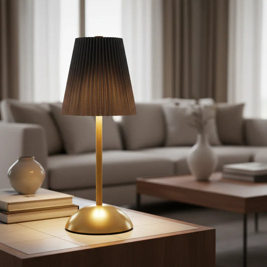 LuxeGlow Tap Lamp – Matte Black Edition
