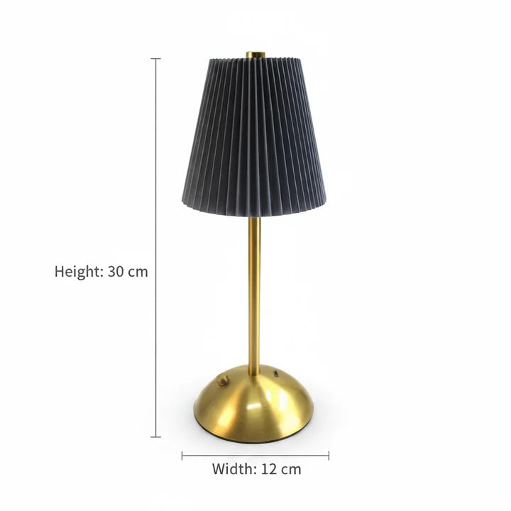LuxeGlow Tap Lamp – Matte Black Edition