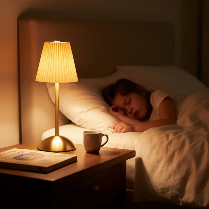 LuxeGlow Tap Lamp – Soft Orange Edition